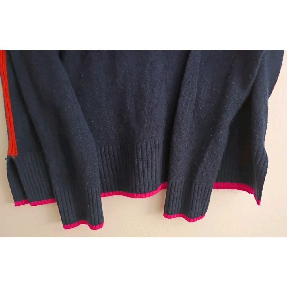 Vilagallo Women's Pink Crew Neck Sleeve Knit Pullover Sweater Small - Picture 4 of 6